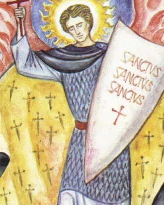 Anjo com Escudo